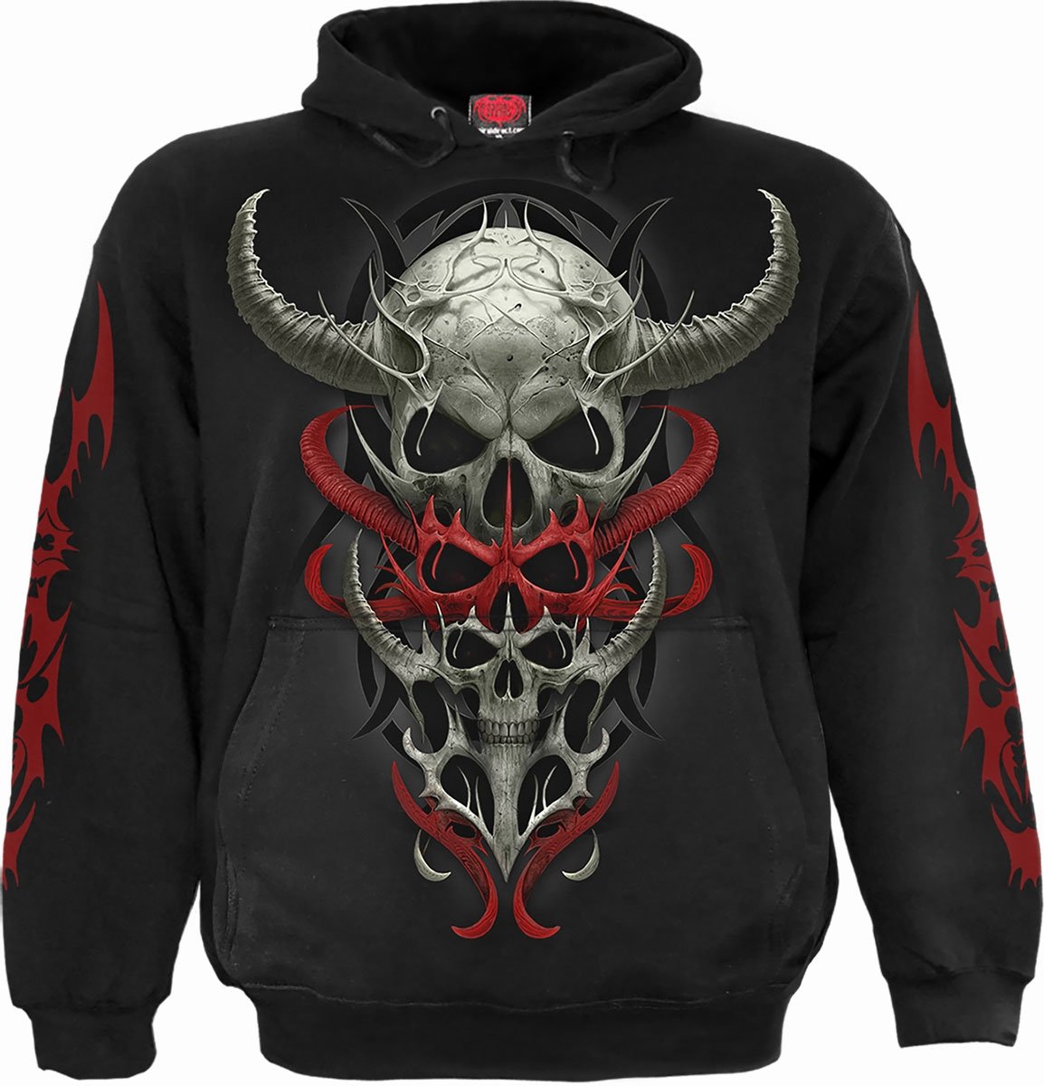 Mikina Skull Synthesis Spiral 2XL