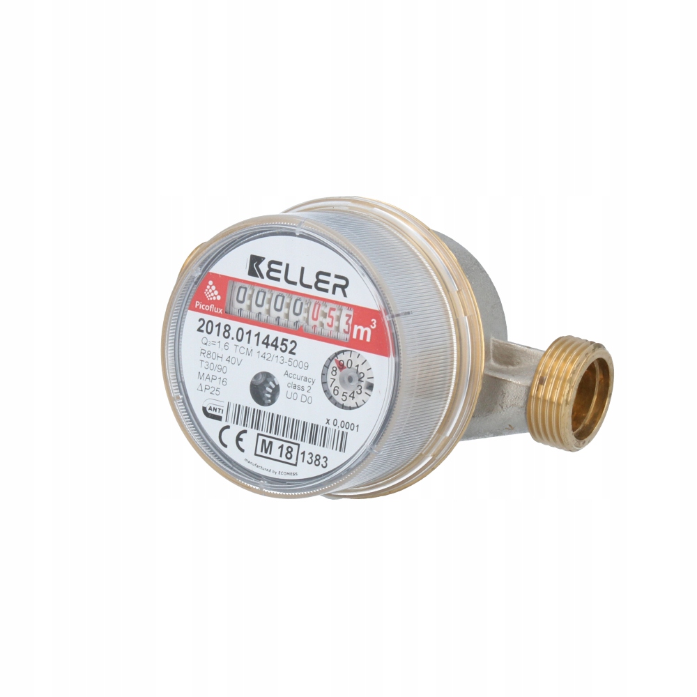 Vodoměr 1/2 palce s antimagnetickou ochranou