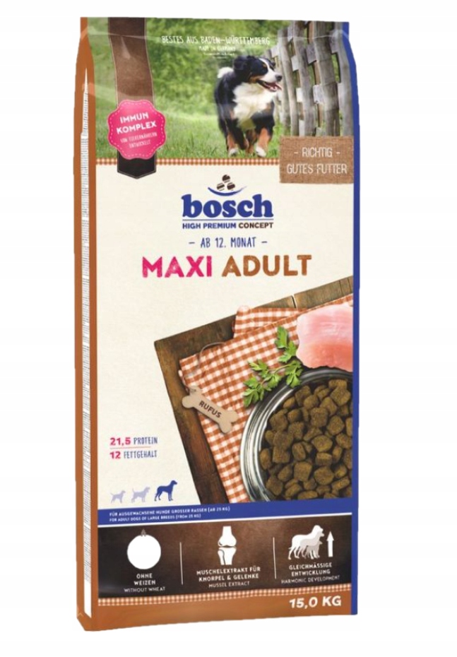 Bosch Adult Maxi 15 Kg, Sucha Karma Dla Psa