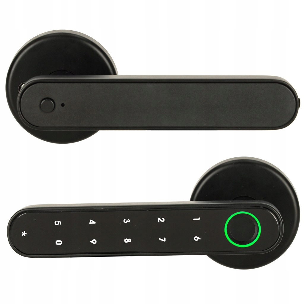 Elektronický zámek na dveře, klika na kód, otisk prstu, bluetooth
