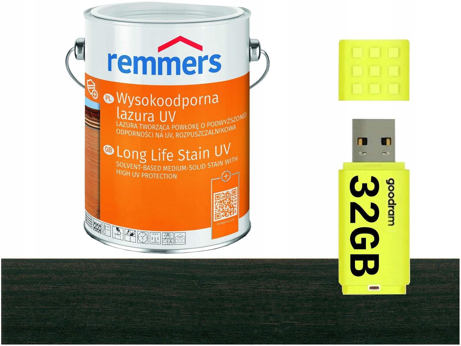 Remmers Langzeit-Lasur Uv+ impregnace 0,75L Eben