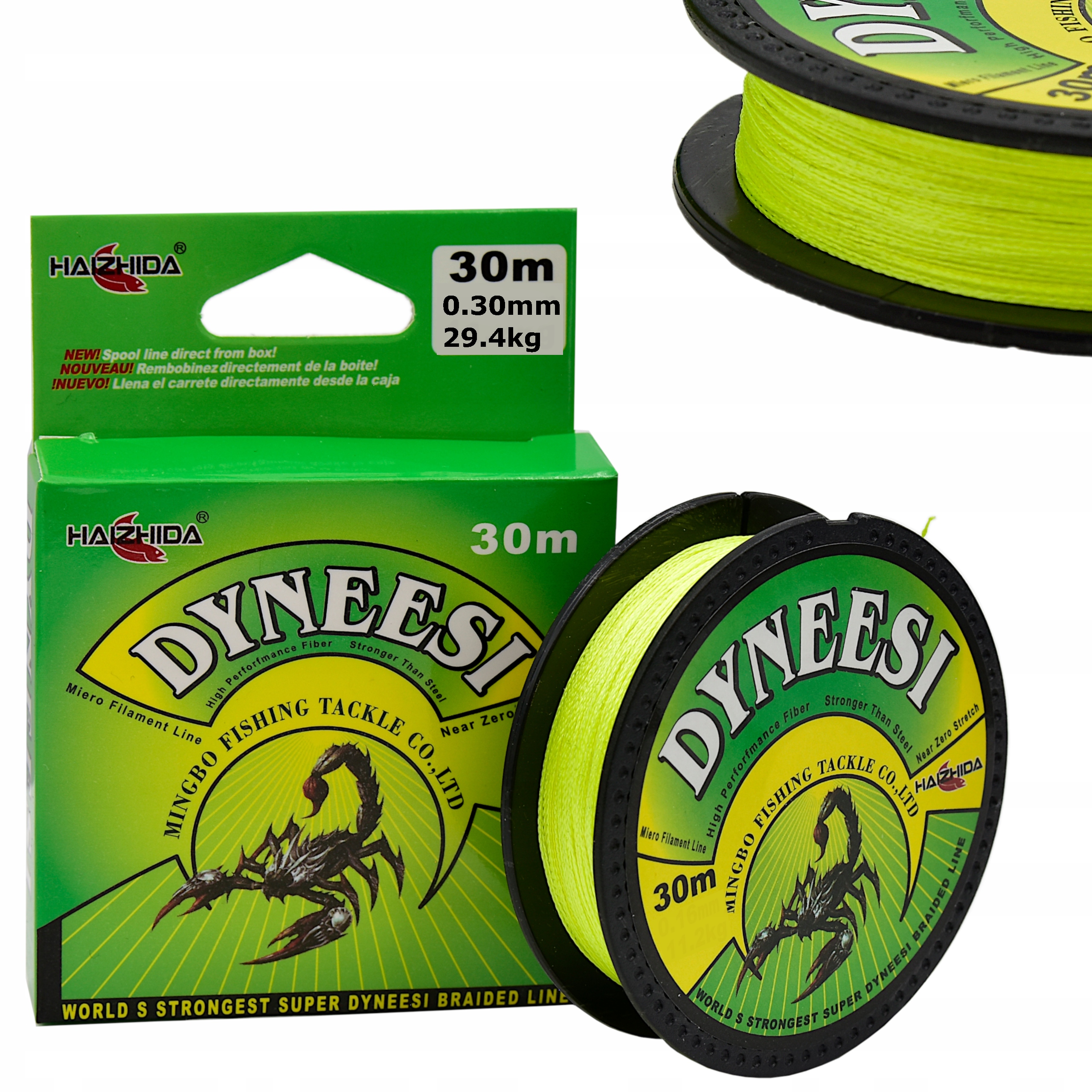 

Dyneesi Plecionka na Przypon 0,30 mm Żółta 30 m