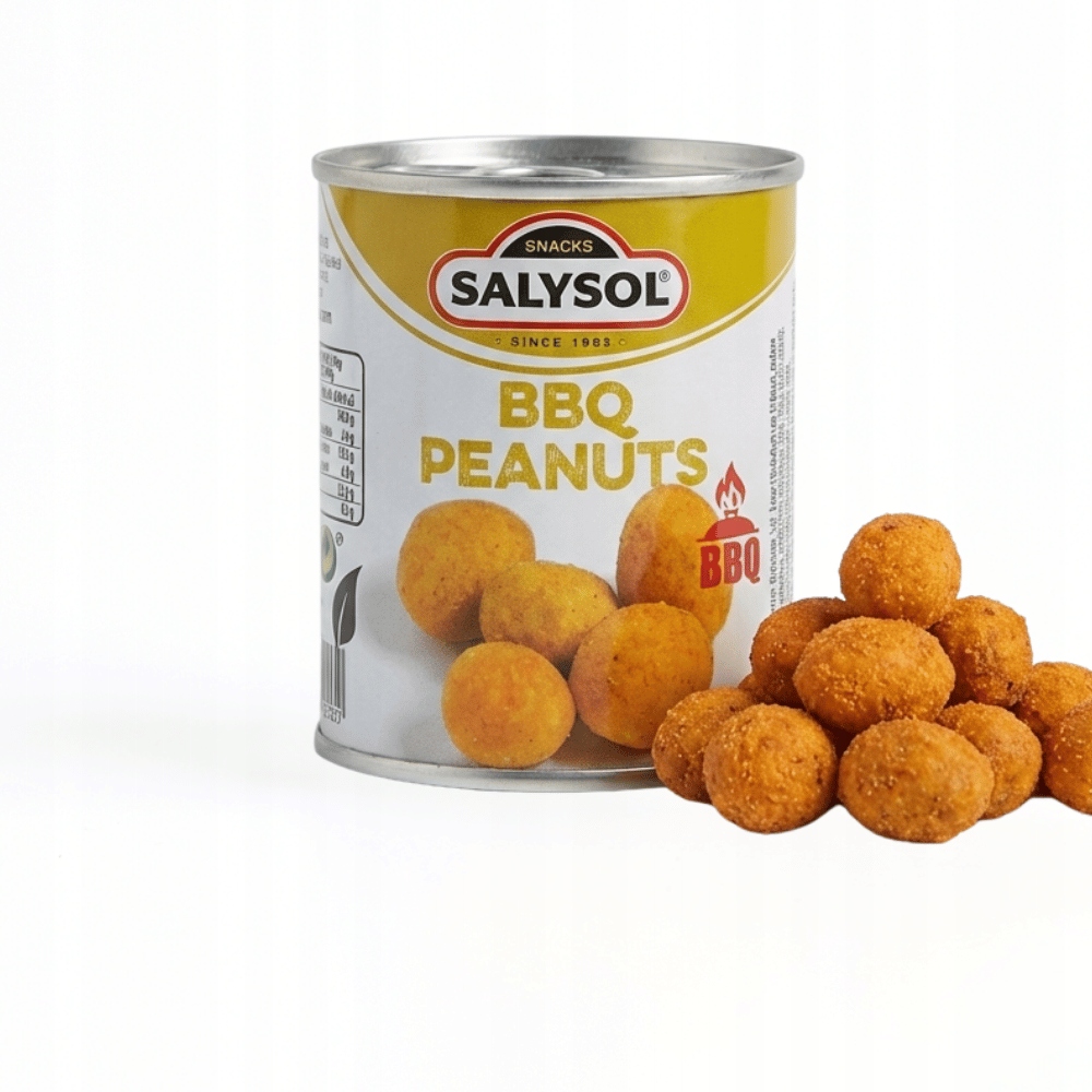 Salysol Arašídy těstíčku Bbq plechovka 40 g x 96 ks