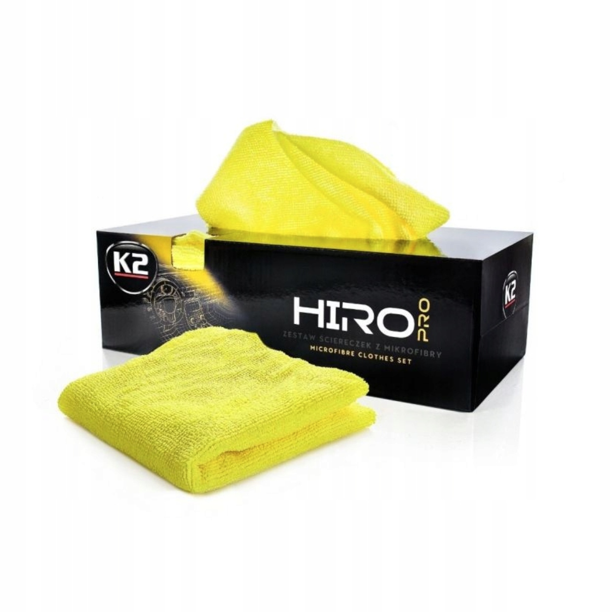 K2 Hiro Pro Ściereczka z mikrofibry bezszwowa mikrofibra 30x30cm 1szt.