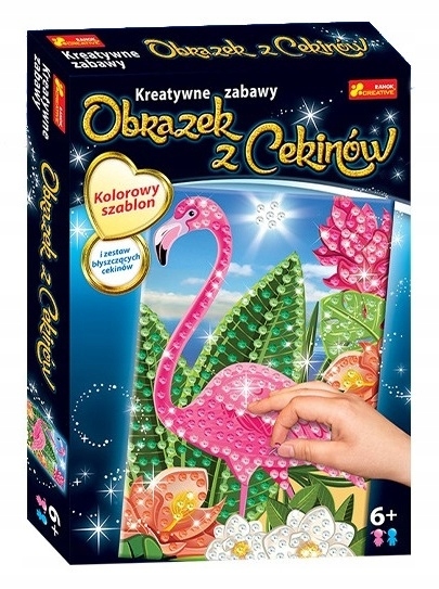 

Flaming Obrazek Z Cekinów Kreatywne Zabawy Dzieci