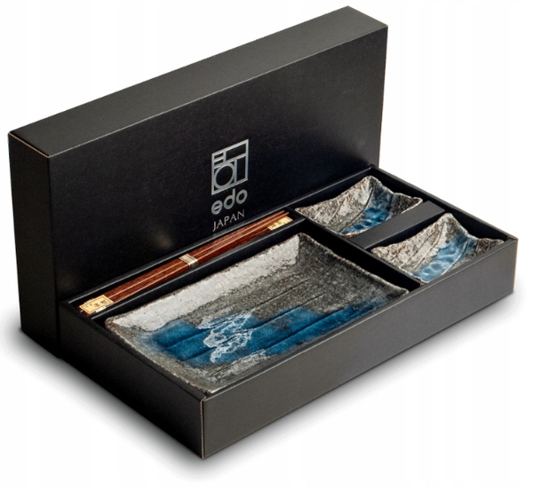 Sada na sushi pro 2 osoby Buru Gure, 6 prvků Edo Japan