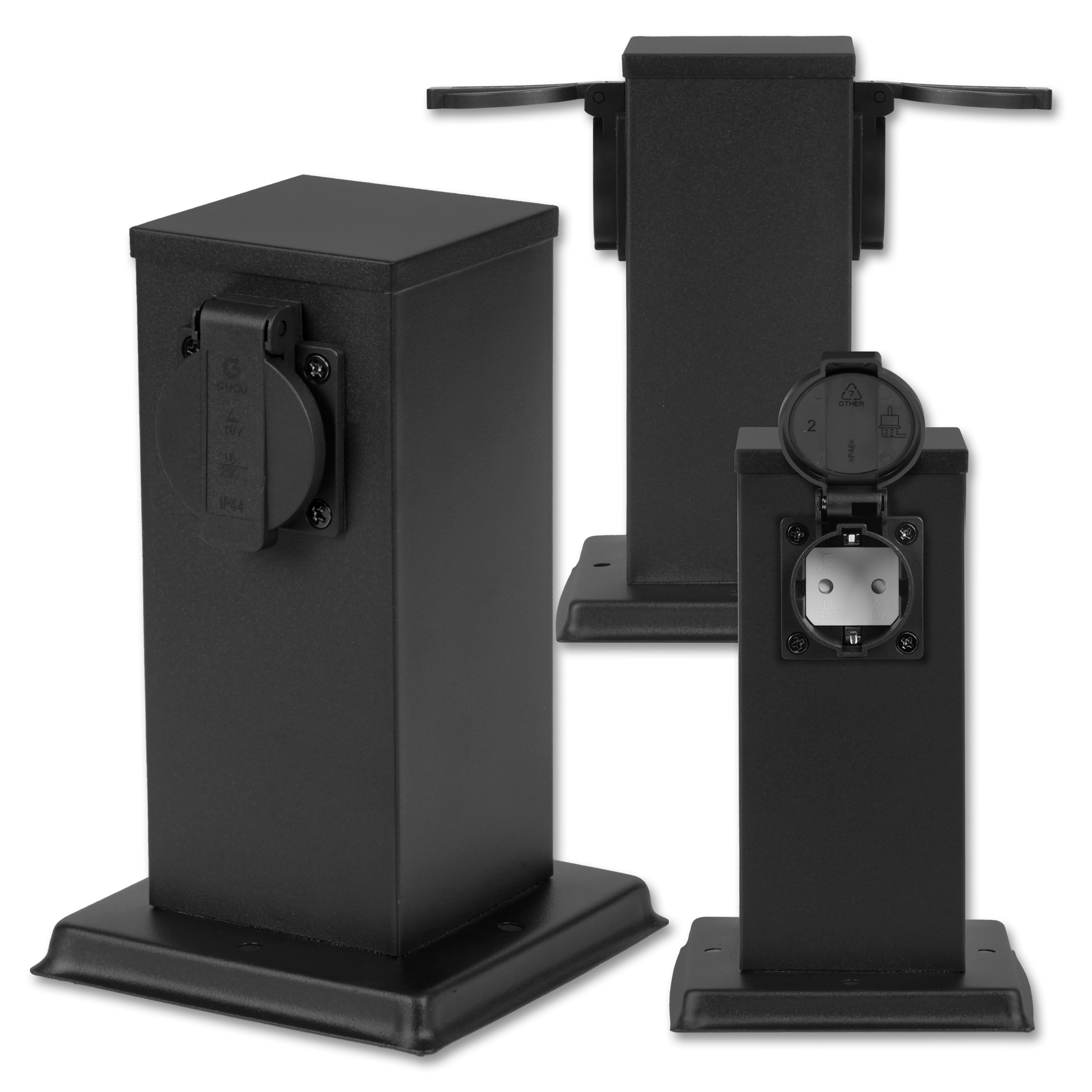 

Elektryczny Słupek ogrodowy 2x Gniazdo Hermetyczne