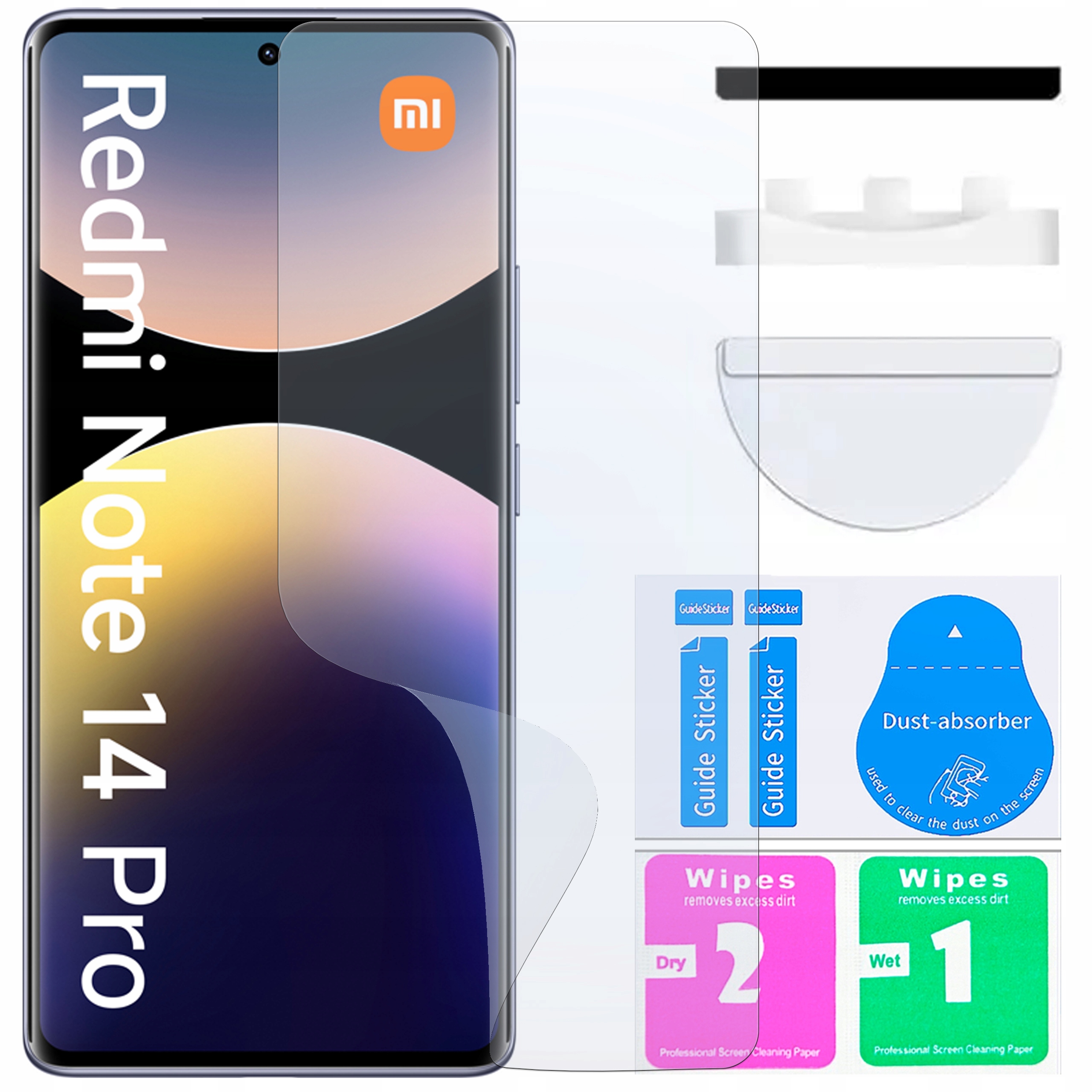 Folia ochronna hydrożelowa Xiaomi Redmi Note 14 Pro z powłoką oleofobową