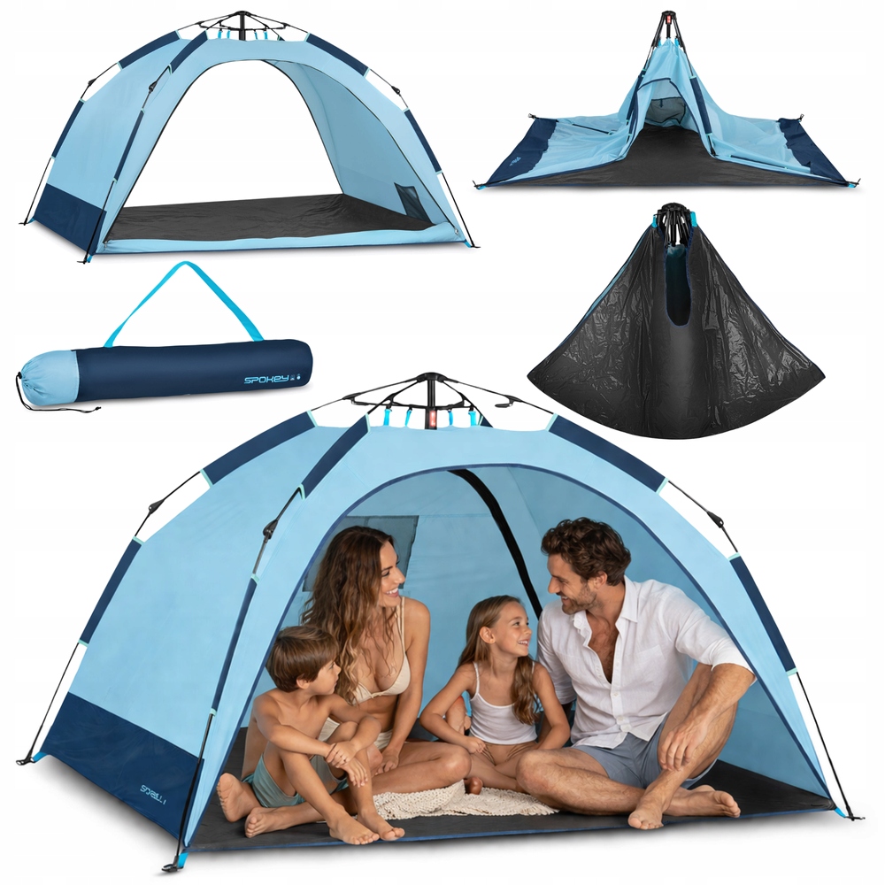 Skládací Automatický Stan Paraván Plážový Turistický s Uv Filtrem