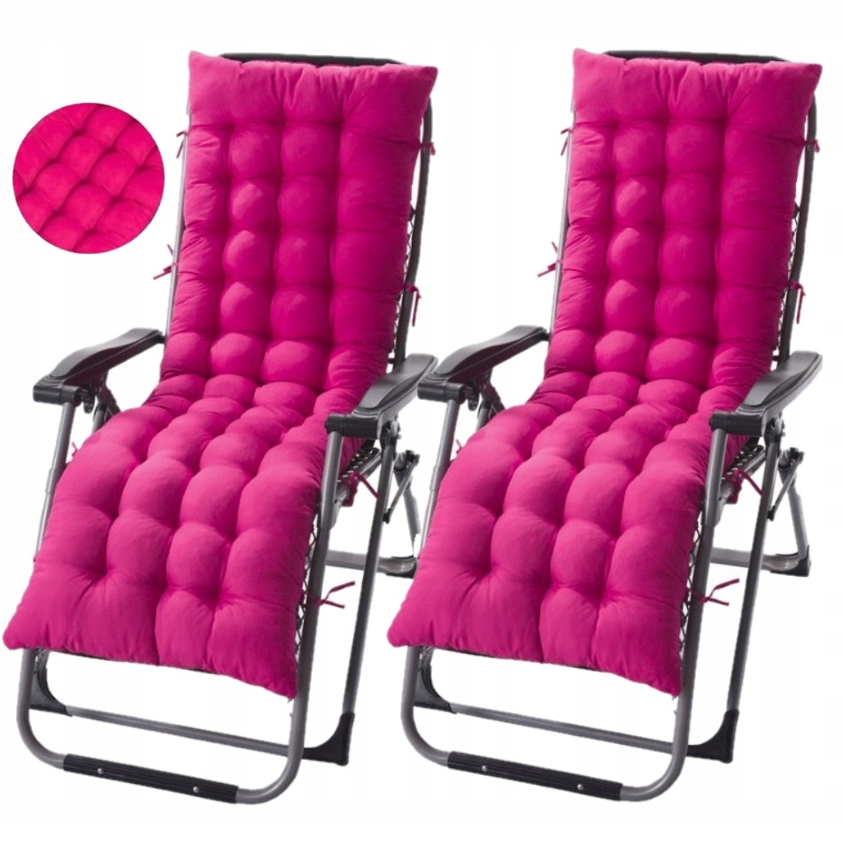 

Duża Poduszka Na Leżak Ogrodowy 2 Sztuki 155x60