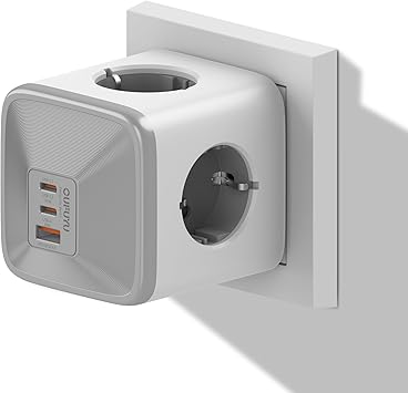 Zásuvková lišta Oufuyu Cube 33W 7v1 Usb-c Usb-a 4000W bílá