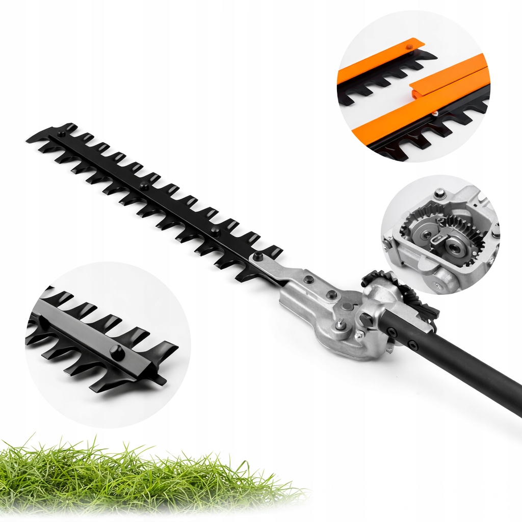 Nástavec Na Nůžky Na Živý Plot Pro Benzínovou Kosu 28 MM 7 Fréz