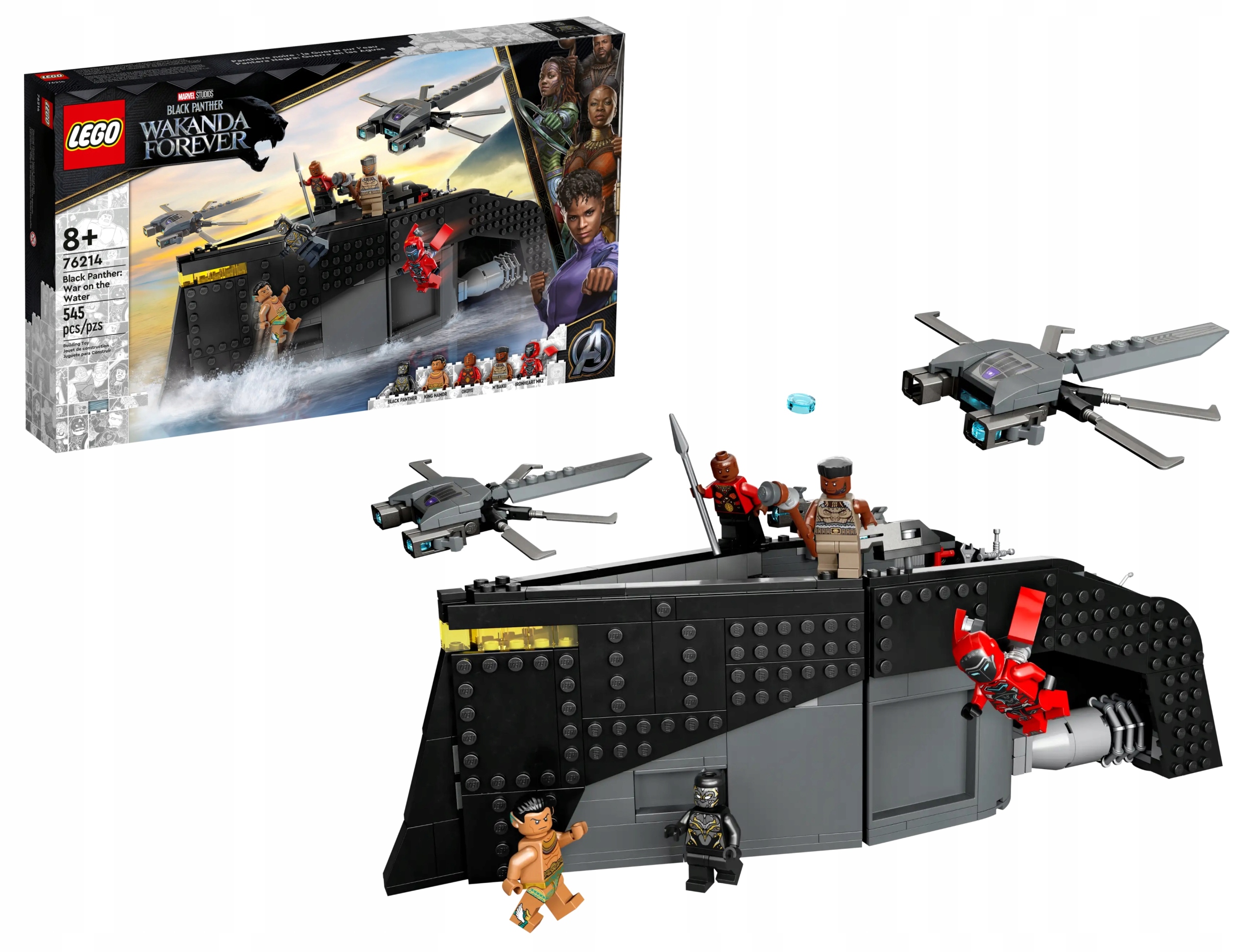 Lego Heroes 76214 Marvel Czarna Pantera: wojna na wodzie na święta