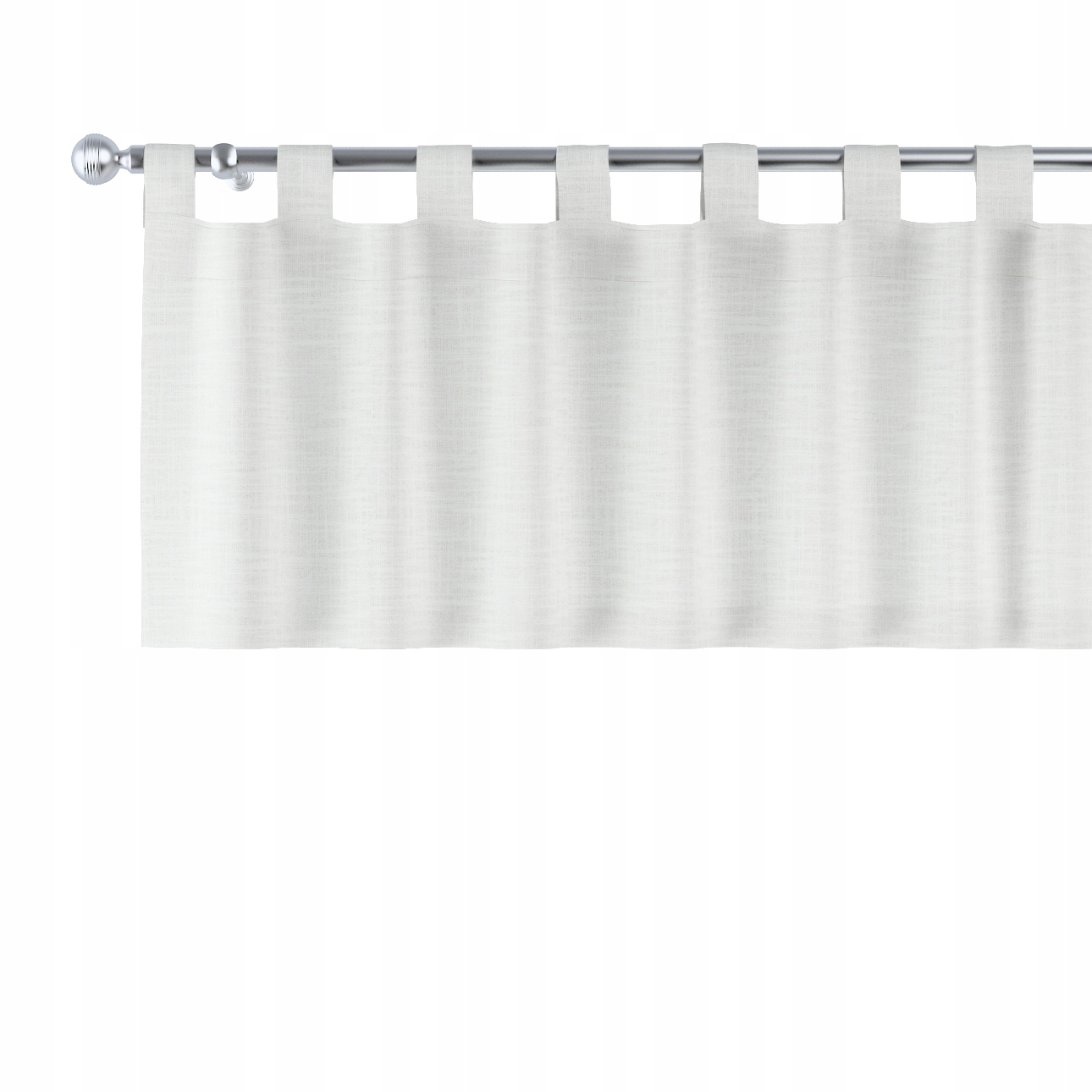 Dekoria Lambrequin na trakoch 390x40 biely