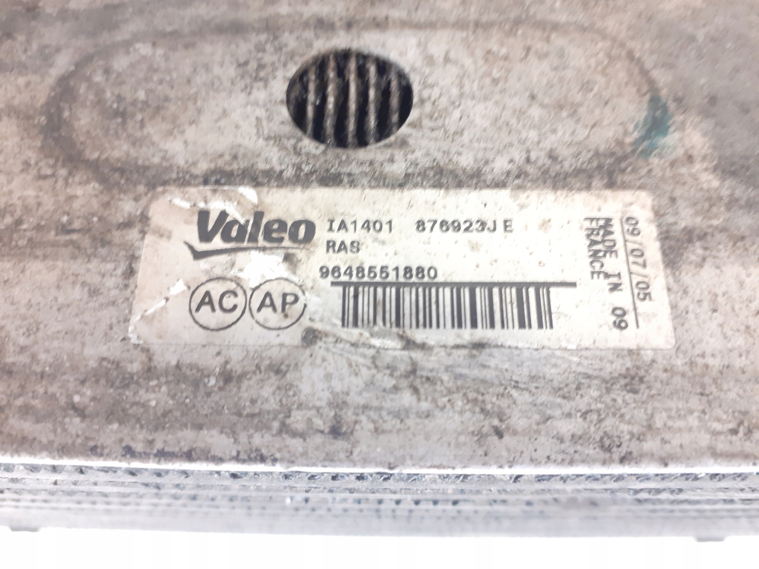 radiator intercooler PEUGEOT 307 1.6 HDI