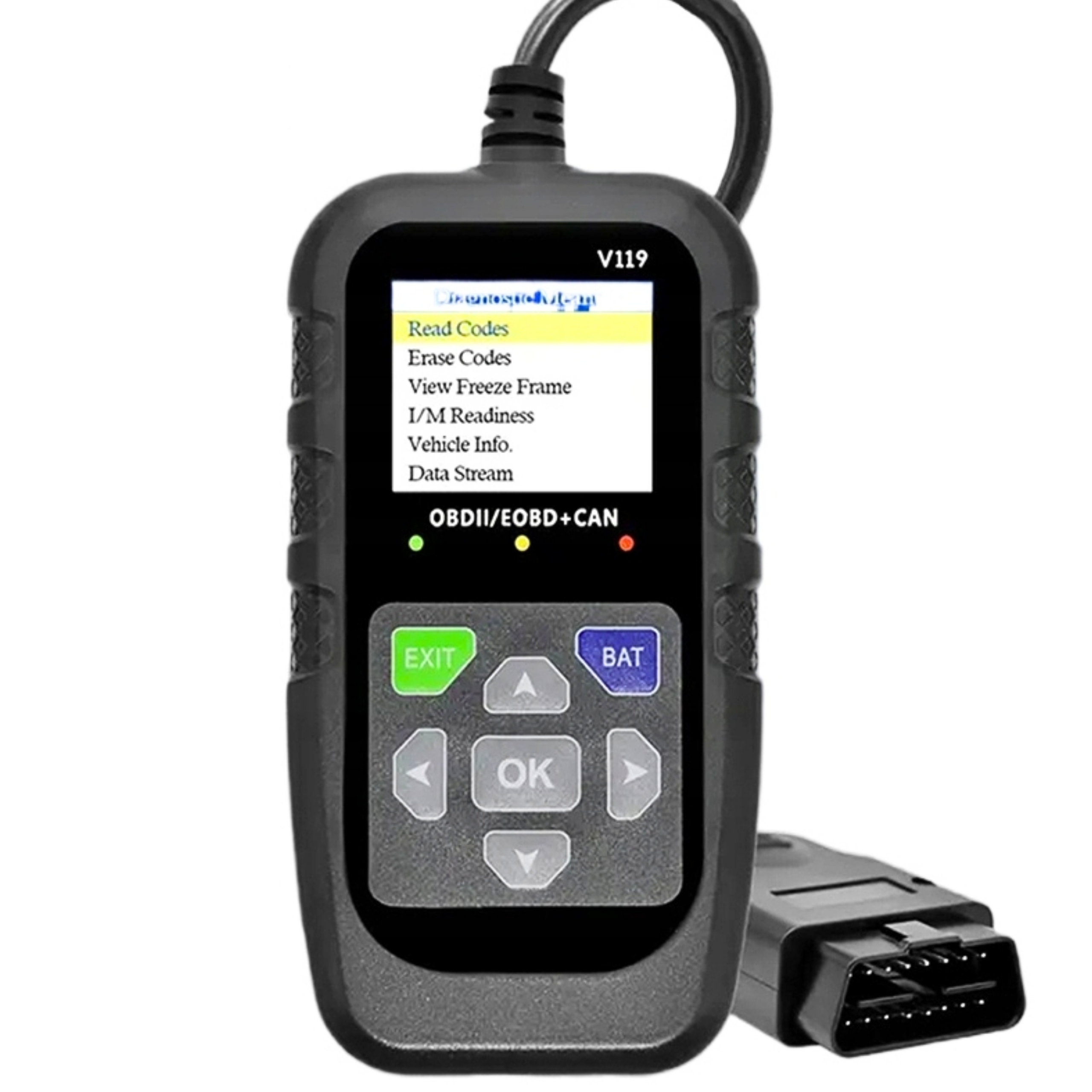 Diagnostický Rozhraní Tester OBD2 Polština Skener Pl Čtení Vymazání