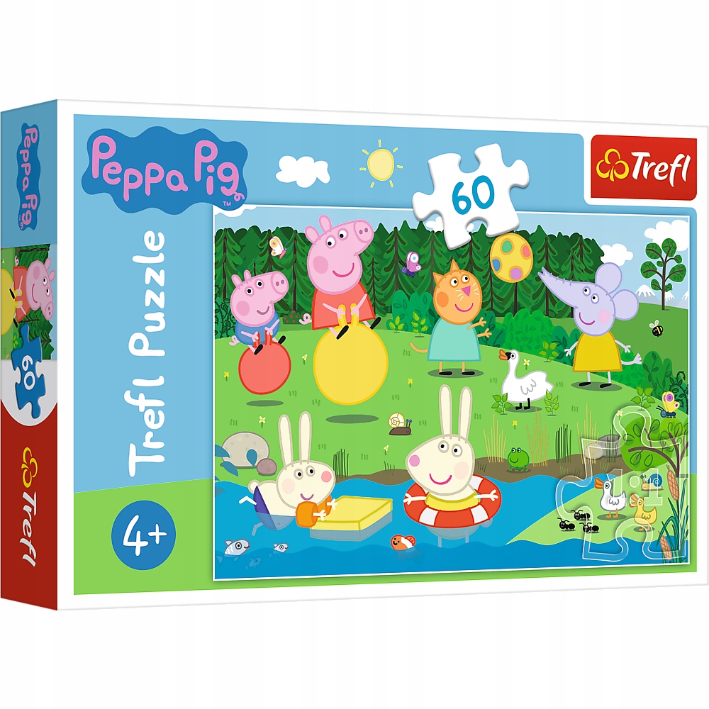 

Trefl Puzzle Świnka Peppa 60 el Wakacyjna zabawa