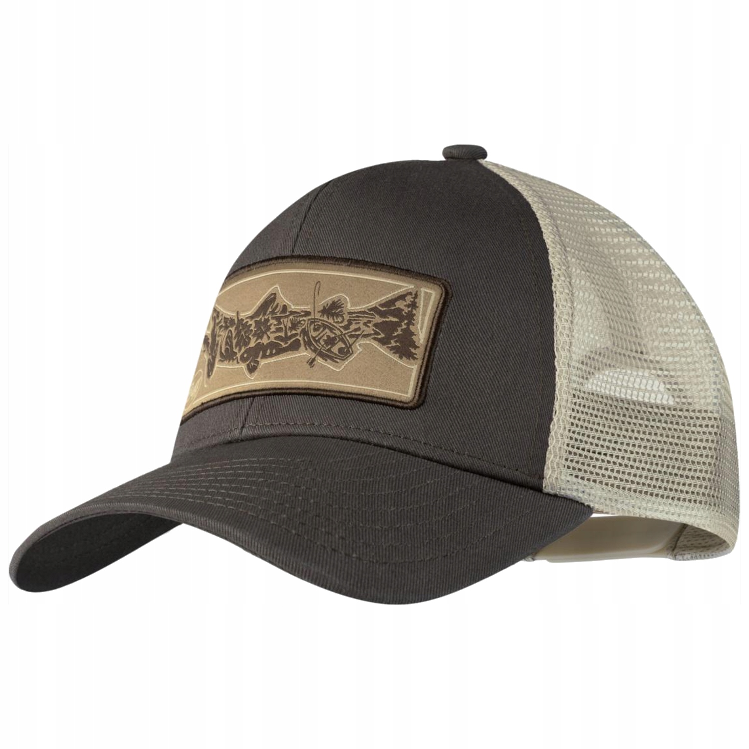 Buff Explore Trucker Cap [L/XL] Čepice s kšiltem Bavlna Hnědá