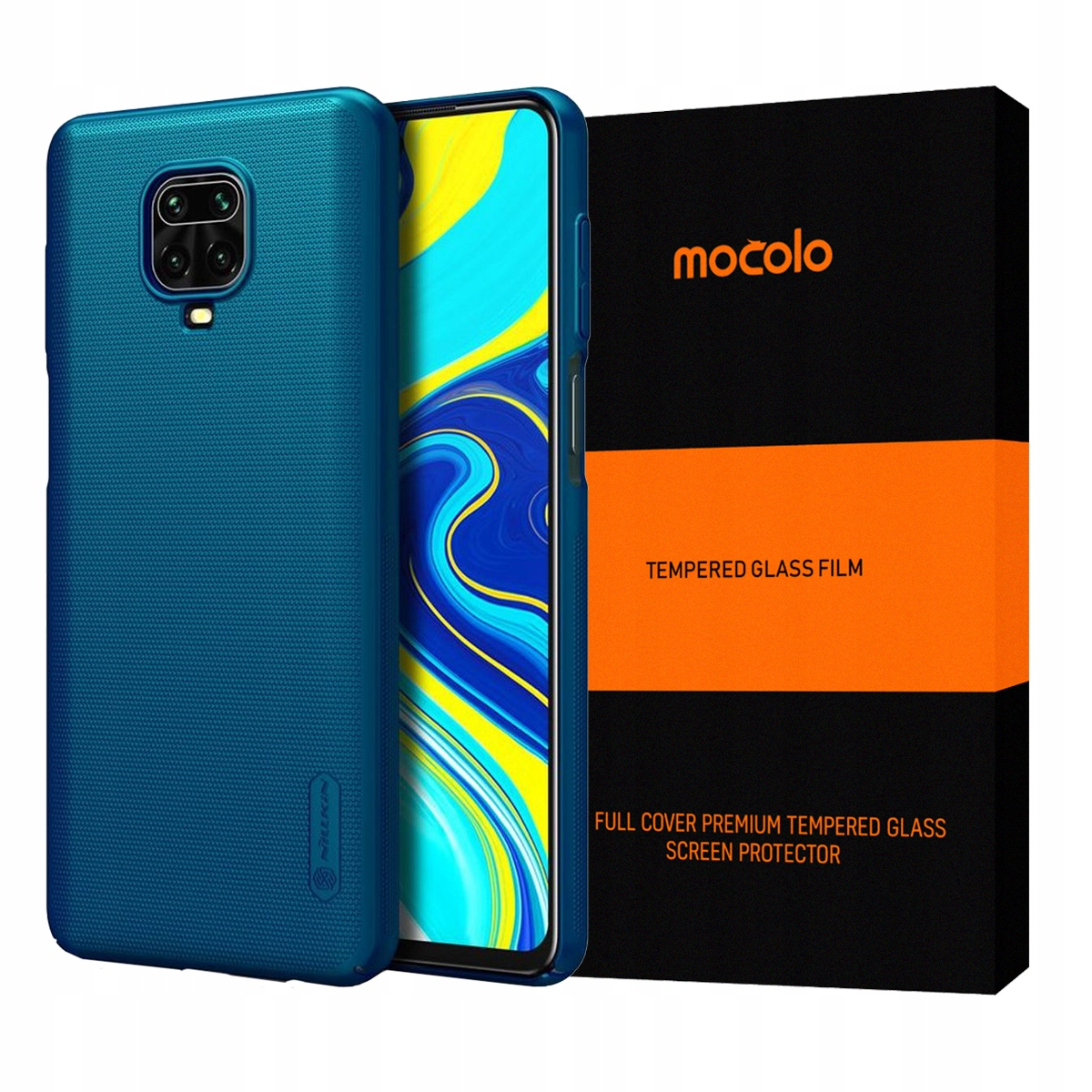 

Nillkin Etui Do Redmi Note 9 Pro Max +szkło Mocolo