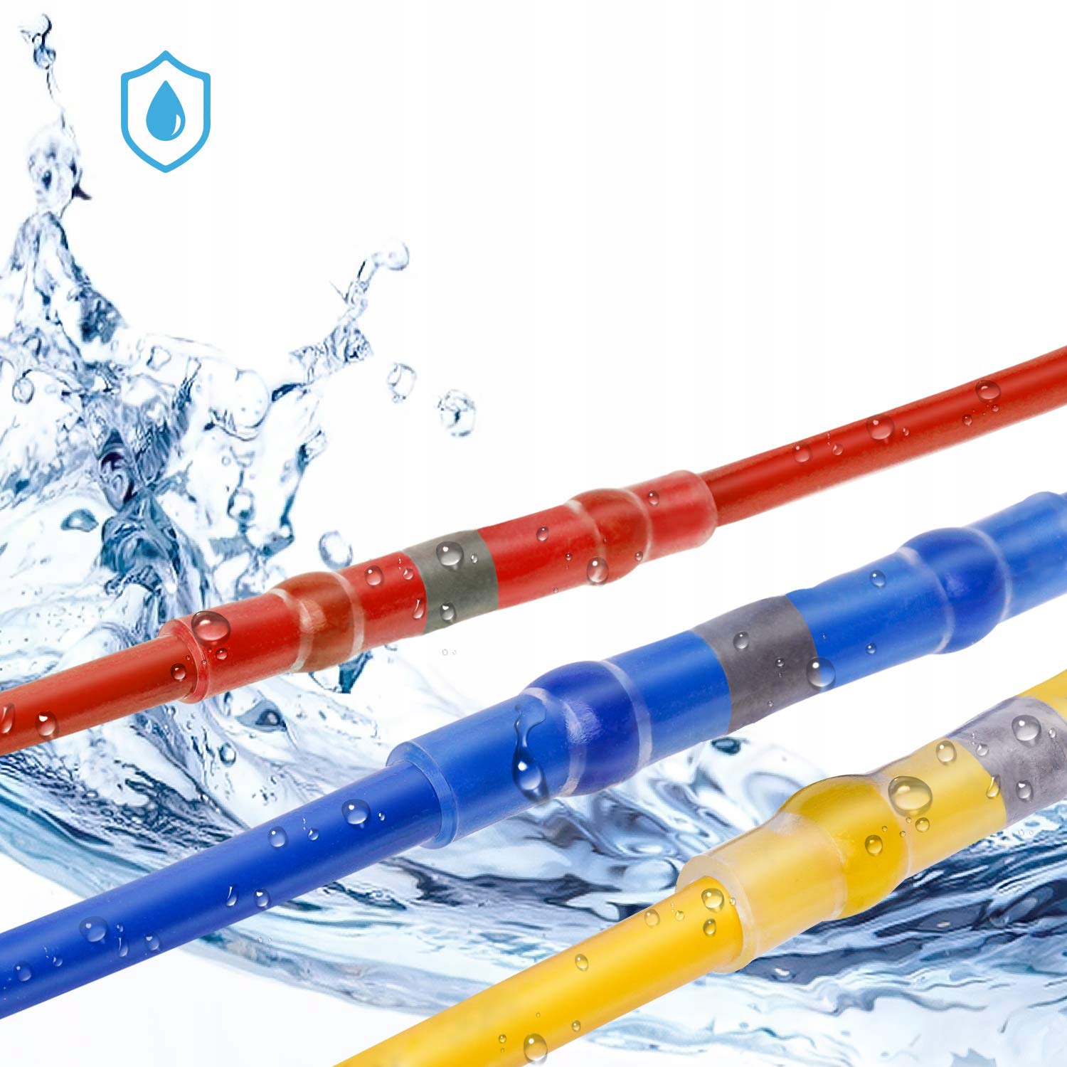 ZŁĄCZKI koszulki TERMOKURCZLIWE Z CYNĄ 150 szt Marka inna