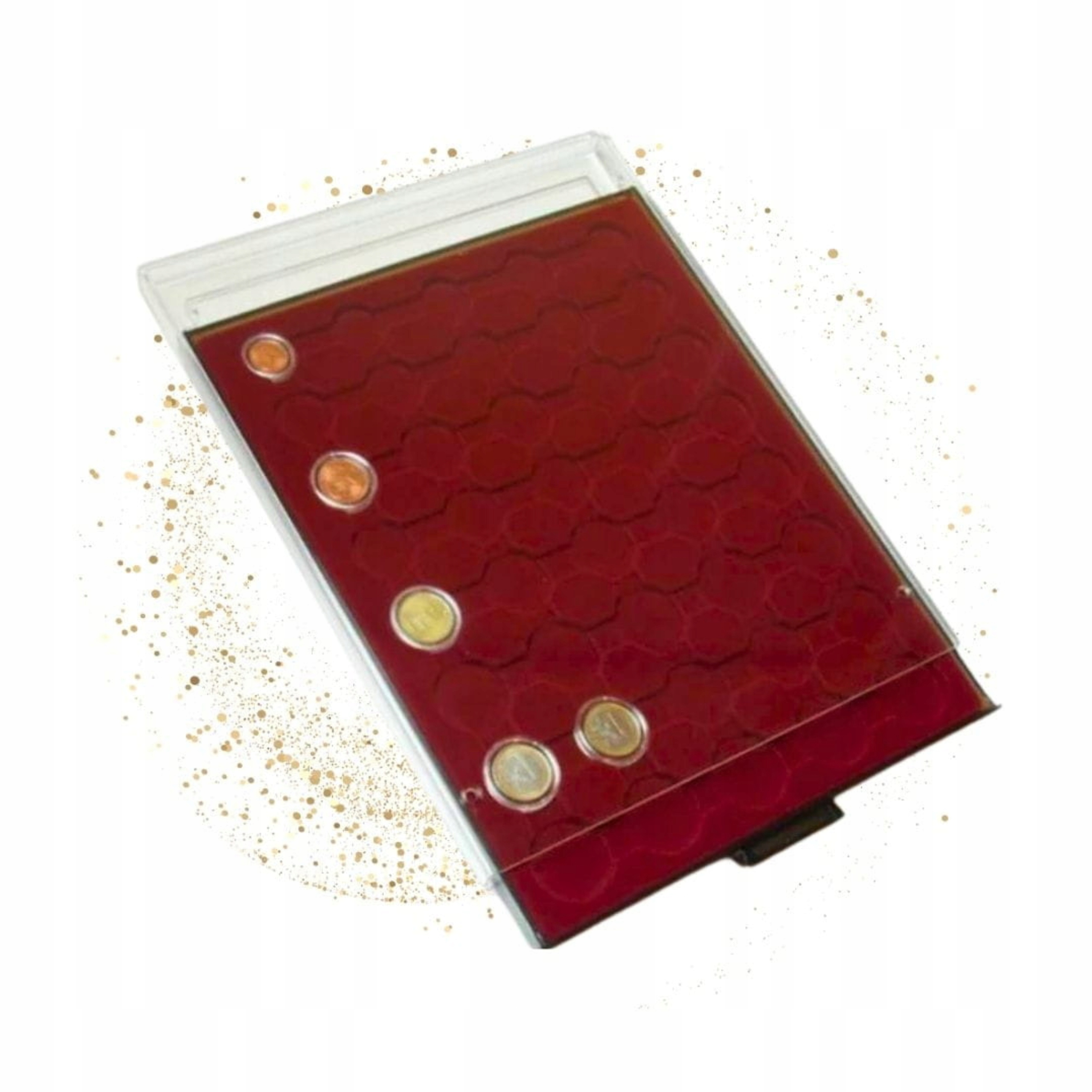 Paleta Mb na 5 sad euromincí Leuchtturm vínová kazeta