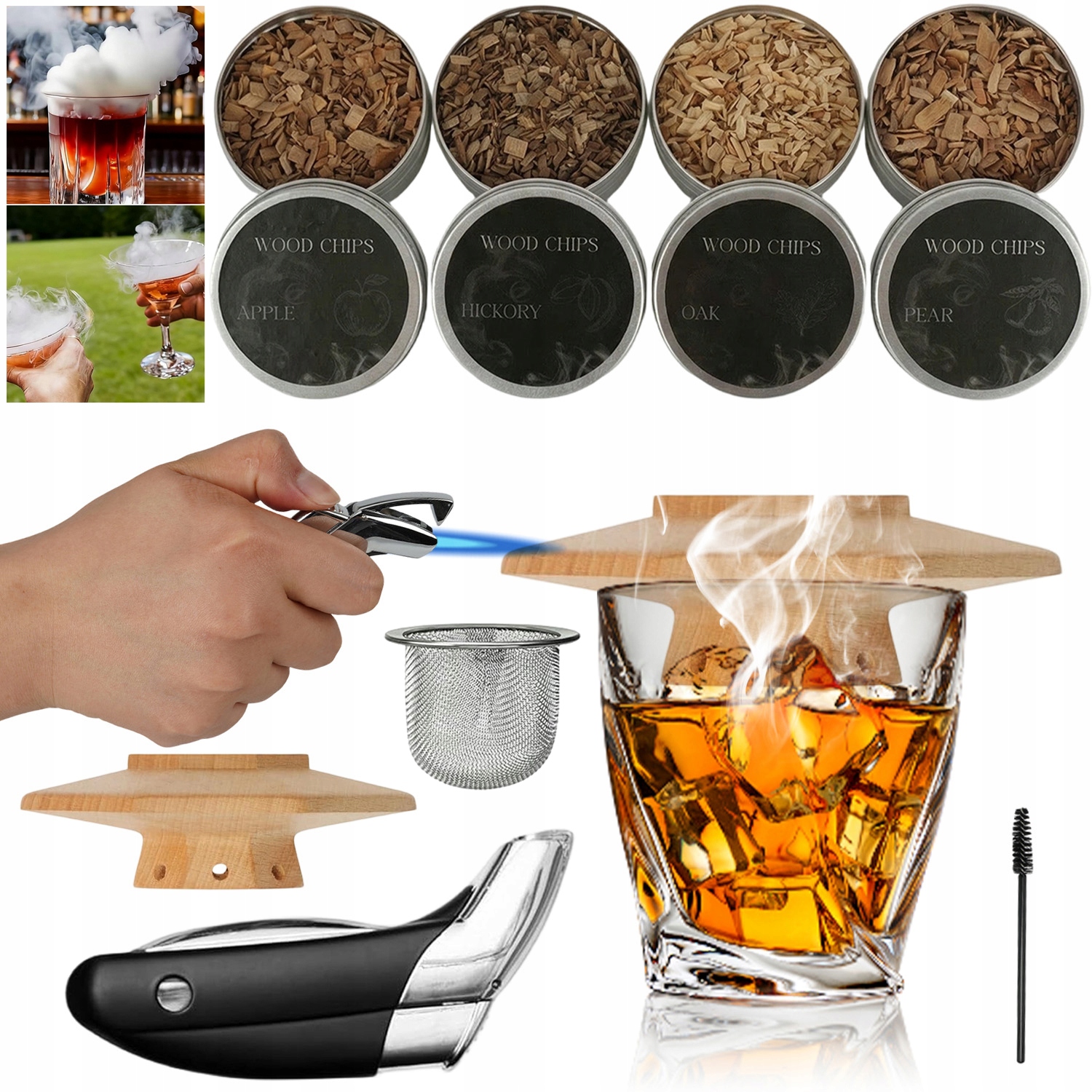 Sada Na Uzení Whisky Smoker Dárky Pro Muže Vysoká Kvalita