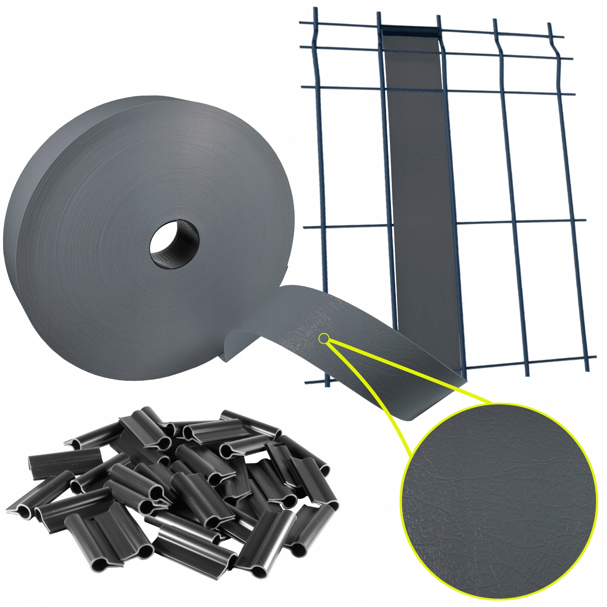 

Przesłona taśma ogrodzeniowa panelowa listwa 46 mm