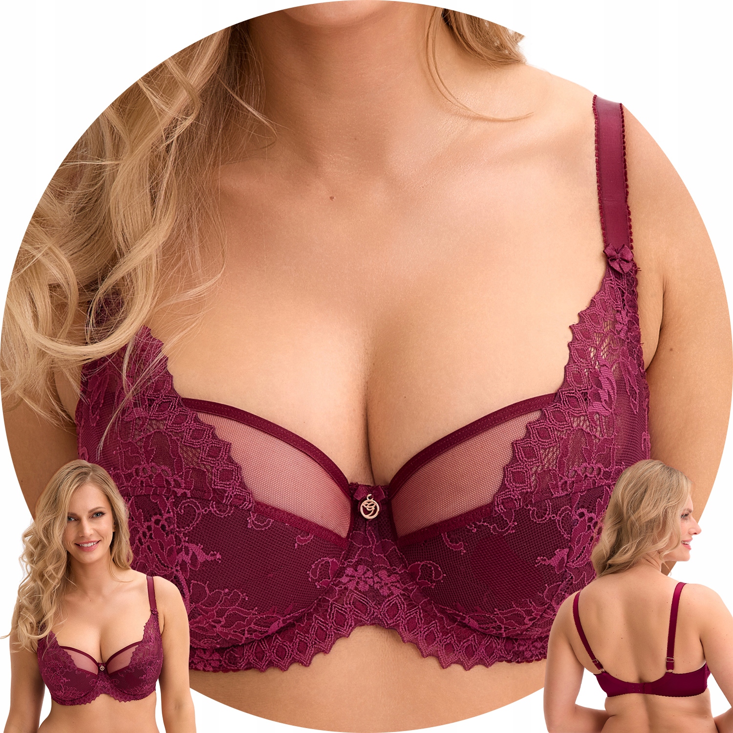 Gaia 1313 Jovana Polovyztužená podprsenka Semi Soft 90C