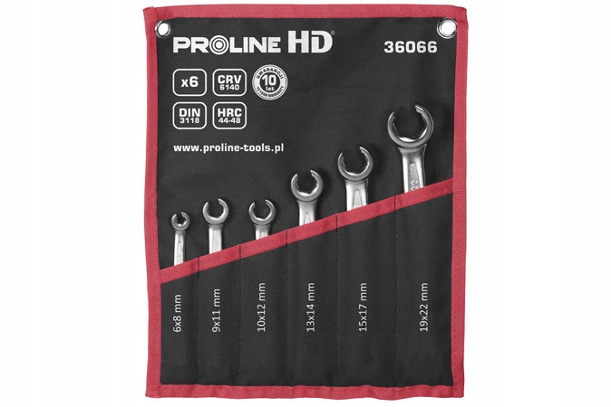 Набор ключей с открытым кольцом x6 PROLINE 36066