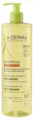 2 x A-Derma Exomega Control Olejek pod prysznic skóra sucha atopowa 500 ml