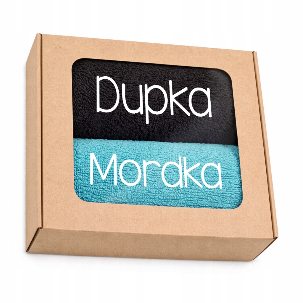 Sada ručníků 50x100 Výšivka pro chlapce manžela Dupka Mordka Dárek Čaro Trks