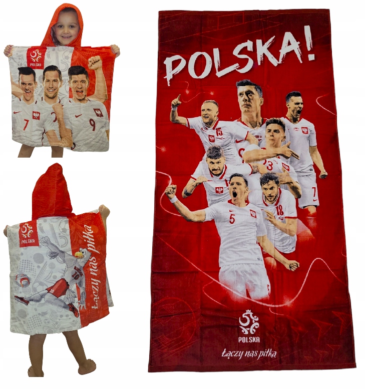 

Polska Zestaw Ręczników Piłka Nożna Lewandowski