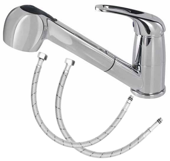 Jednopáková Kuchynská Drezová Batéria Fidži Chróm Diamond