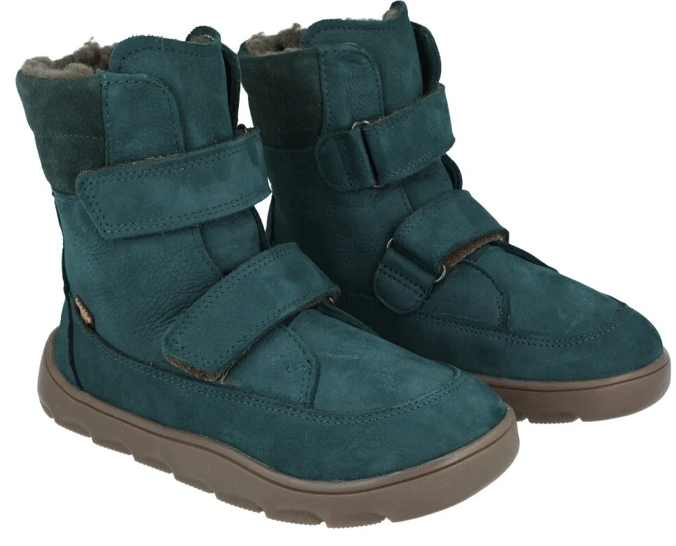 Zielone kozaki barefoot Froddo G3160240-9 membrana zero drop trzewiki R32