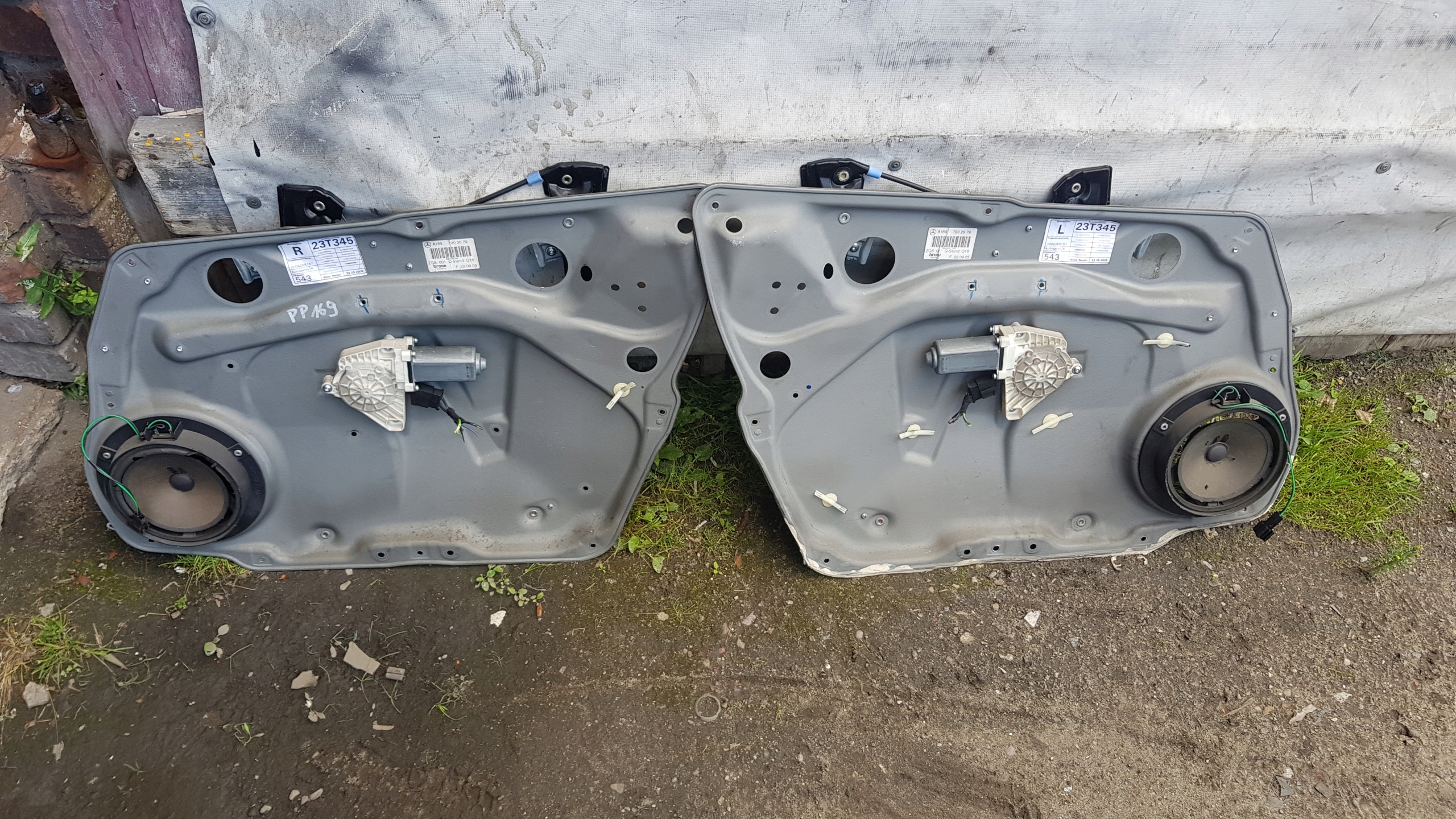 MERCEDES W169 window regulator left right front mini motor