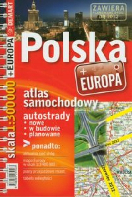 Polska Europa Atlas samochodowy