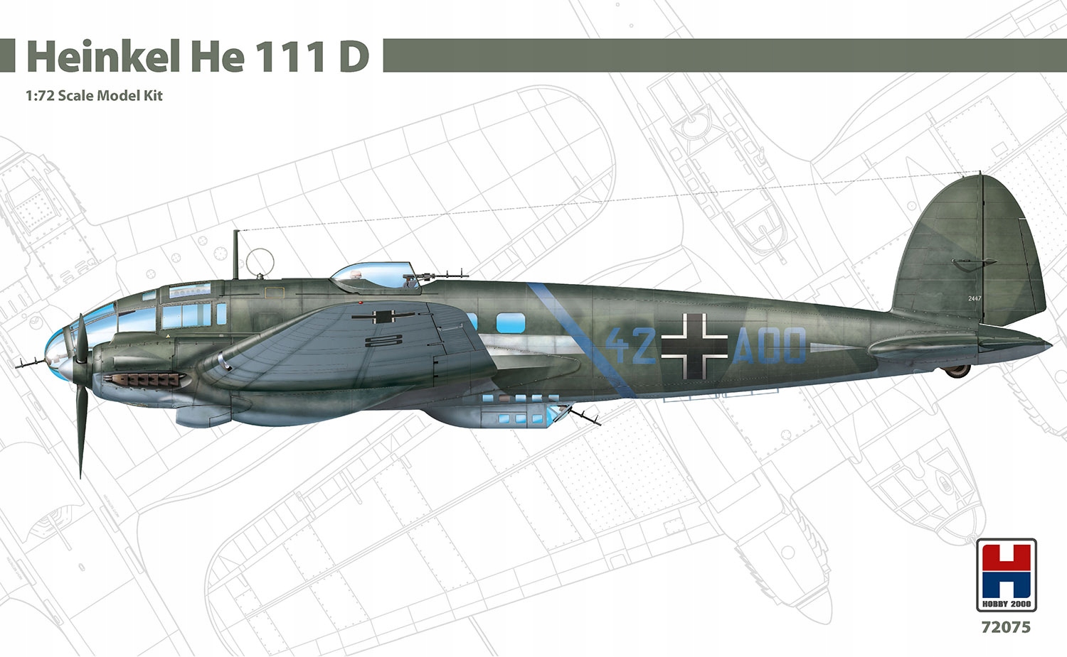 Hobby 2000 72075 Heinkel He 111 D 1:72