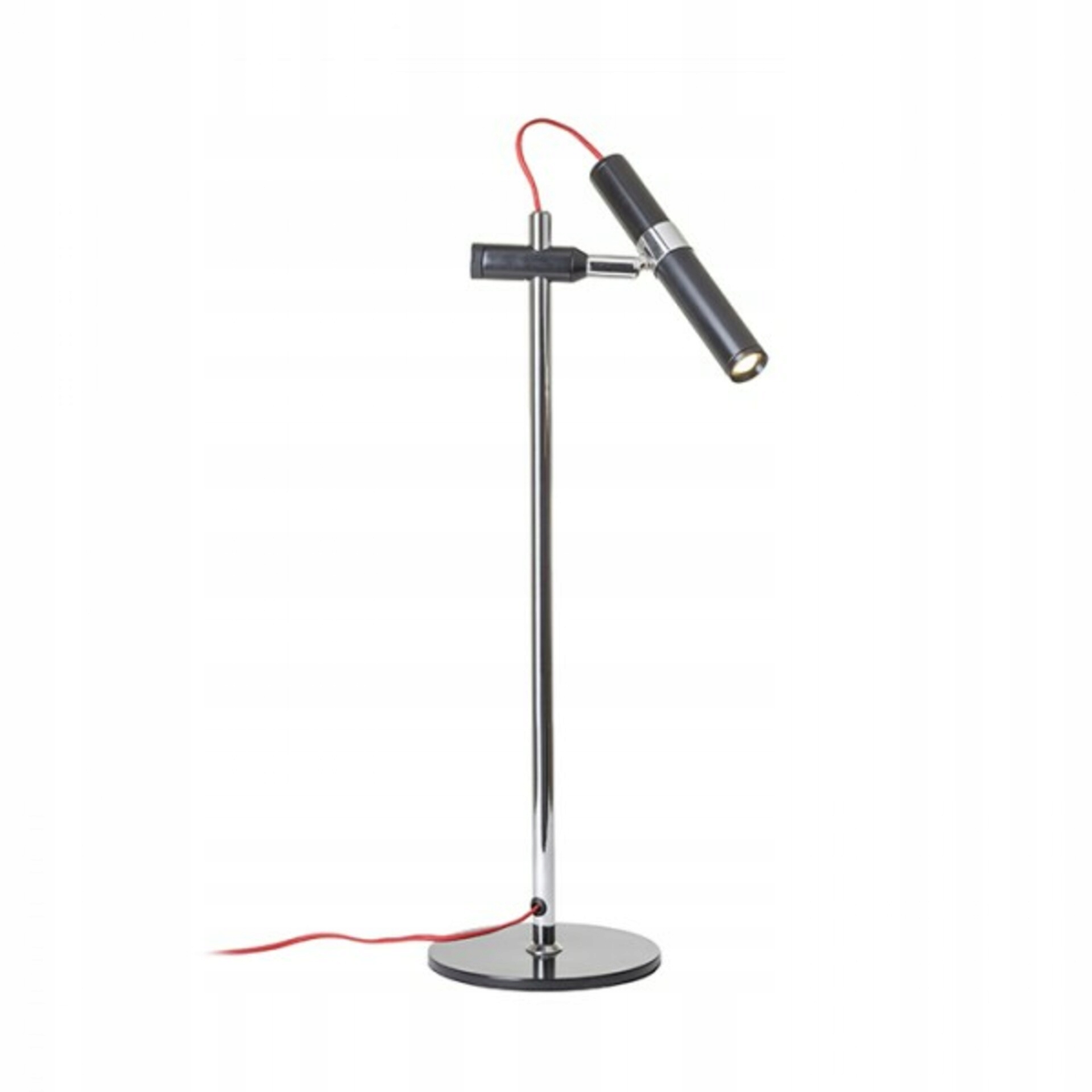 Rendl Viper Tl stolná Led lampa čierna chróm 3W 3000K posuvný reflektor