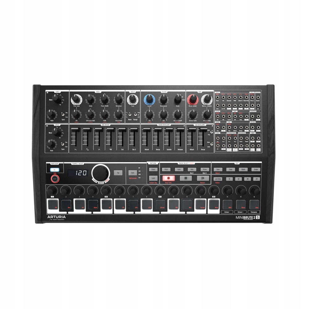 Arturia MiniBrute 2S Noir Edition Czarny w