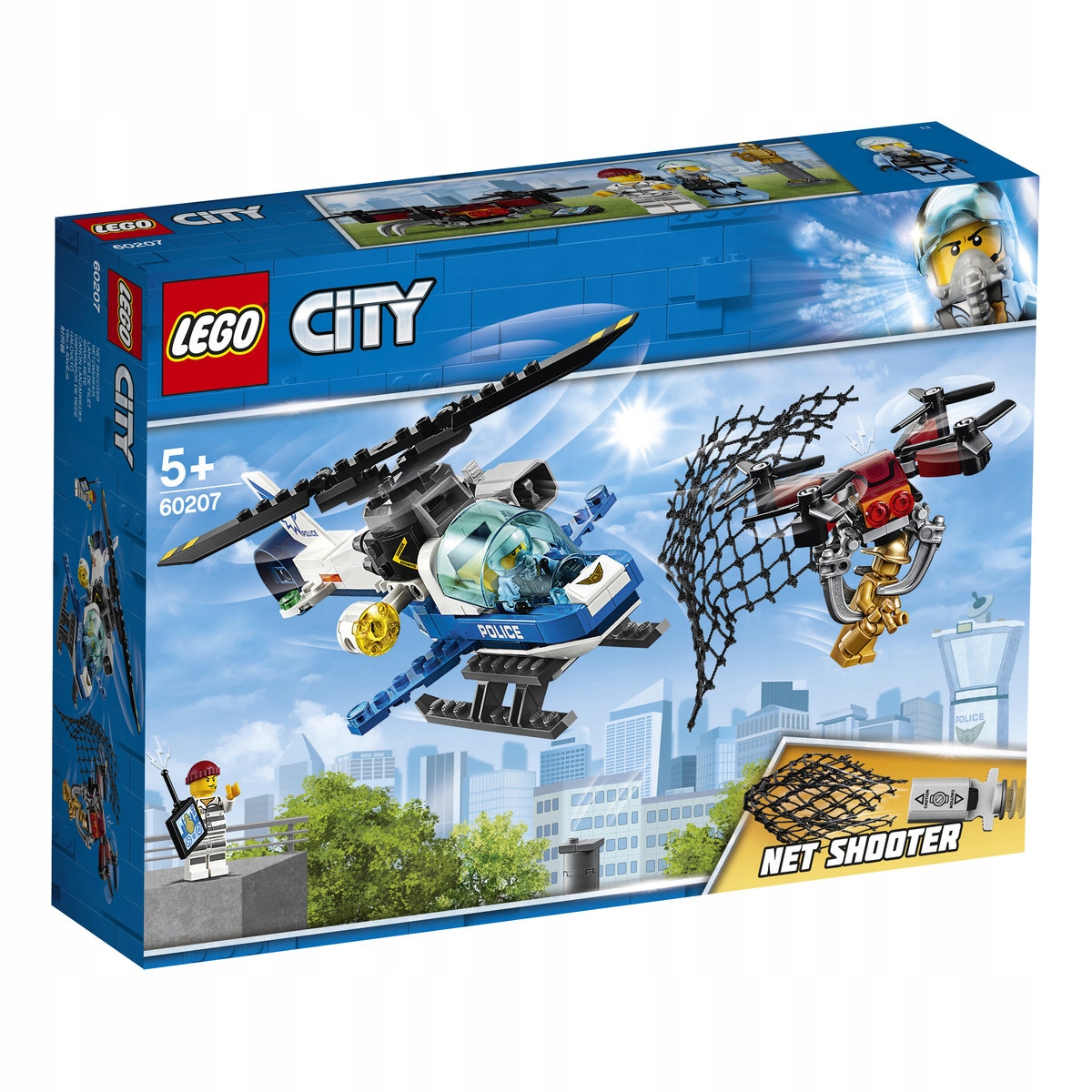 

Lego City 60207 Pościg Policyjnym Dronem Nowe
