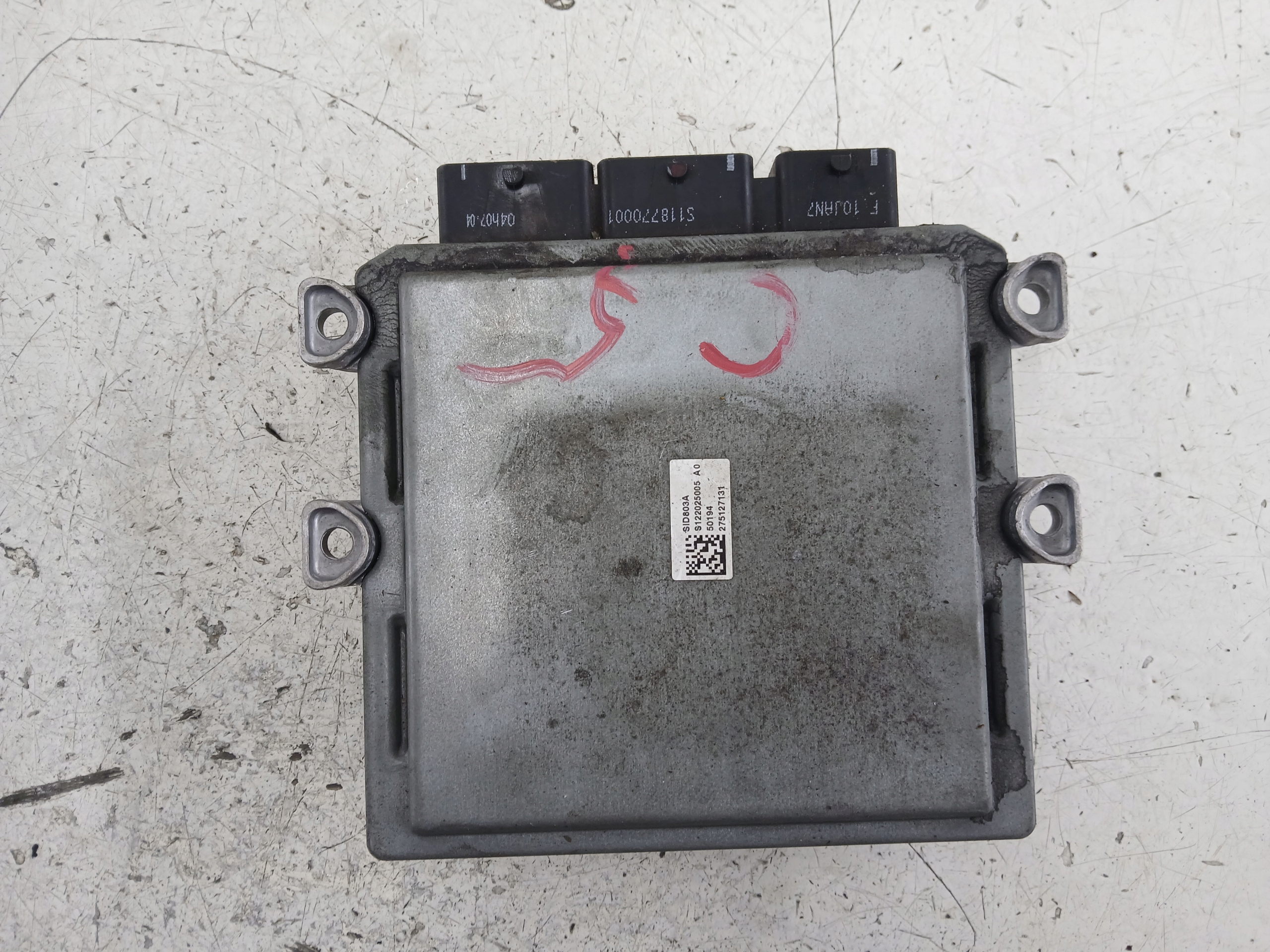 CITROEN C5 II 2.0 HDI control unit of the engine 9663885680