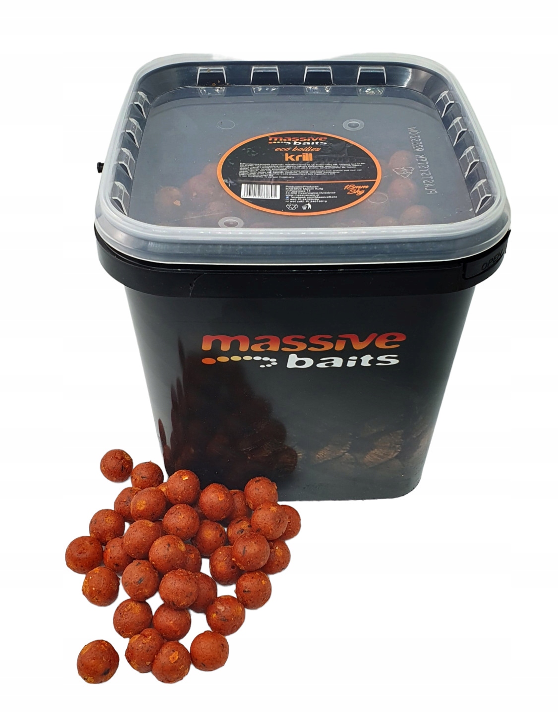 Massive Baits Eco 18mm 3kg Krill Kulki Proteinowe
