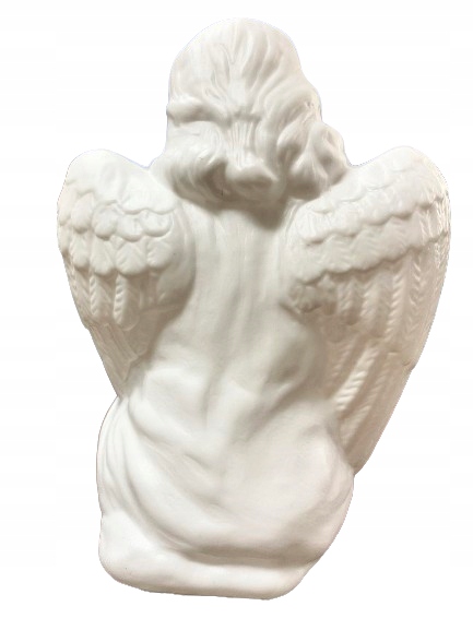 ANIOŁEK BIAŁY PLASTIKOWY, DEKORACJA DO STROIKÓW, OZDOBA Marka bez marki