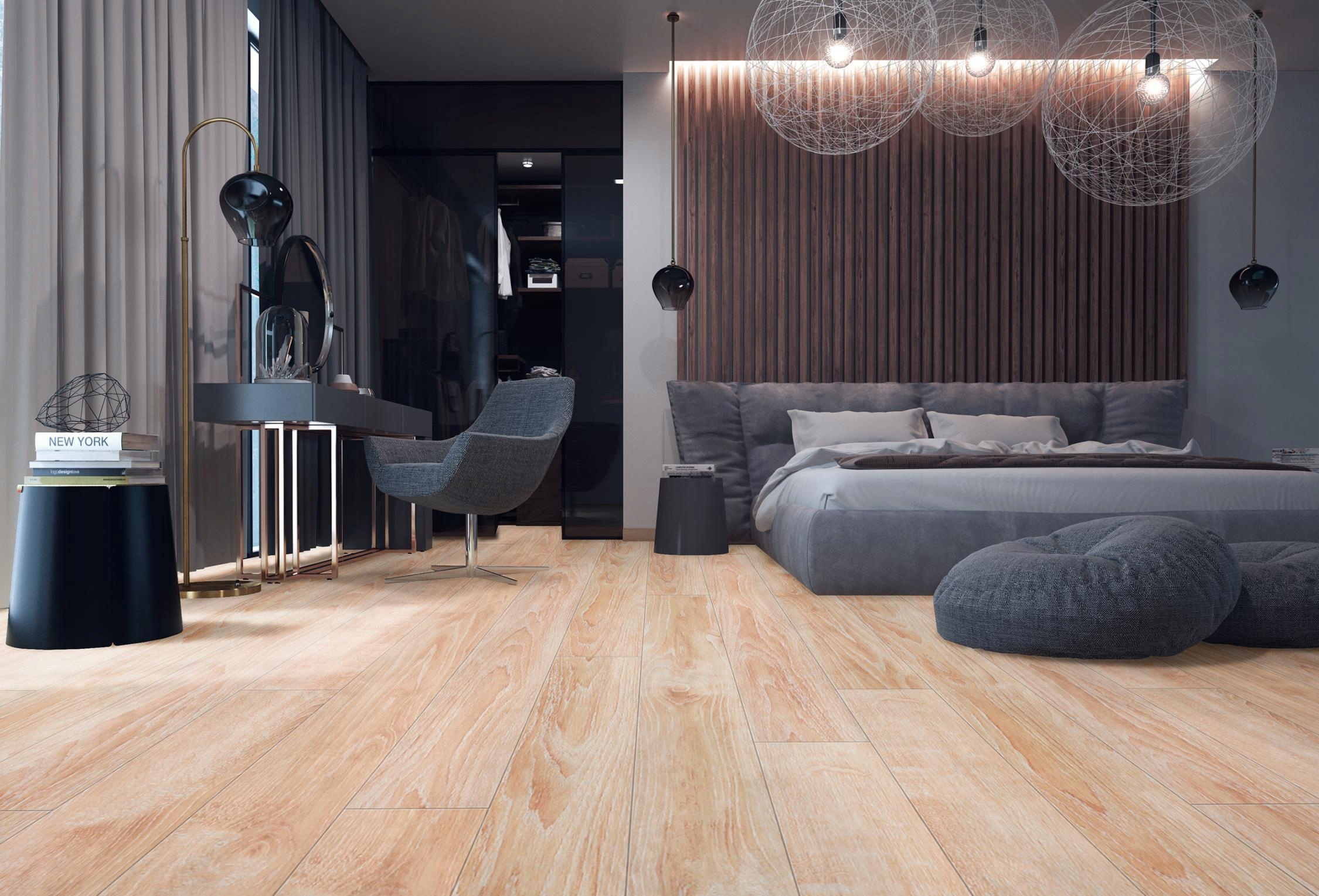 Panel podłogowy AC6 PANEL DE LUX DĄB 1,65m Rodzaj panele laminowane