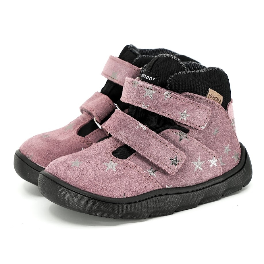 Mrugała Madi 6223/6-05 Barefoot lawenda gwiazdka Te-por na rzepy roz.26