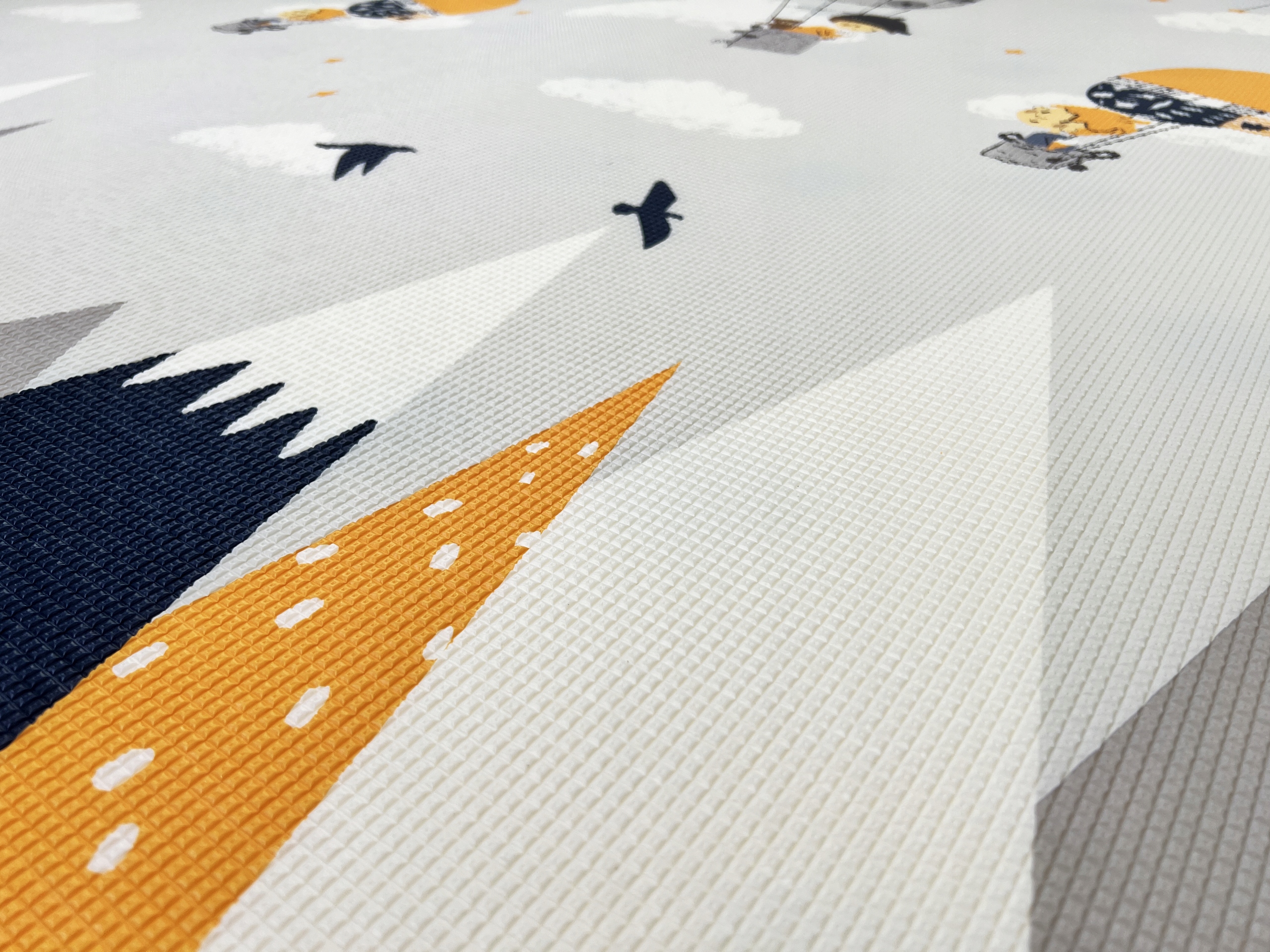 DUŻA Mata Piankowa EDUKACYJNA dla Dzieci Niemowląt DWUSTRONNA XPE 180x150 Materiał pianka