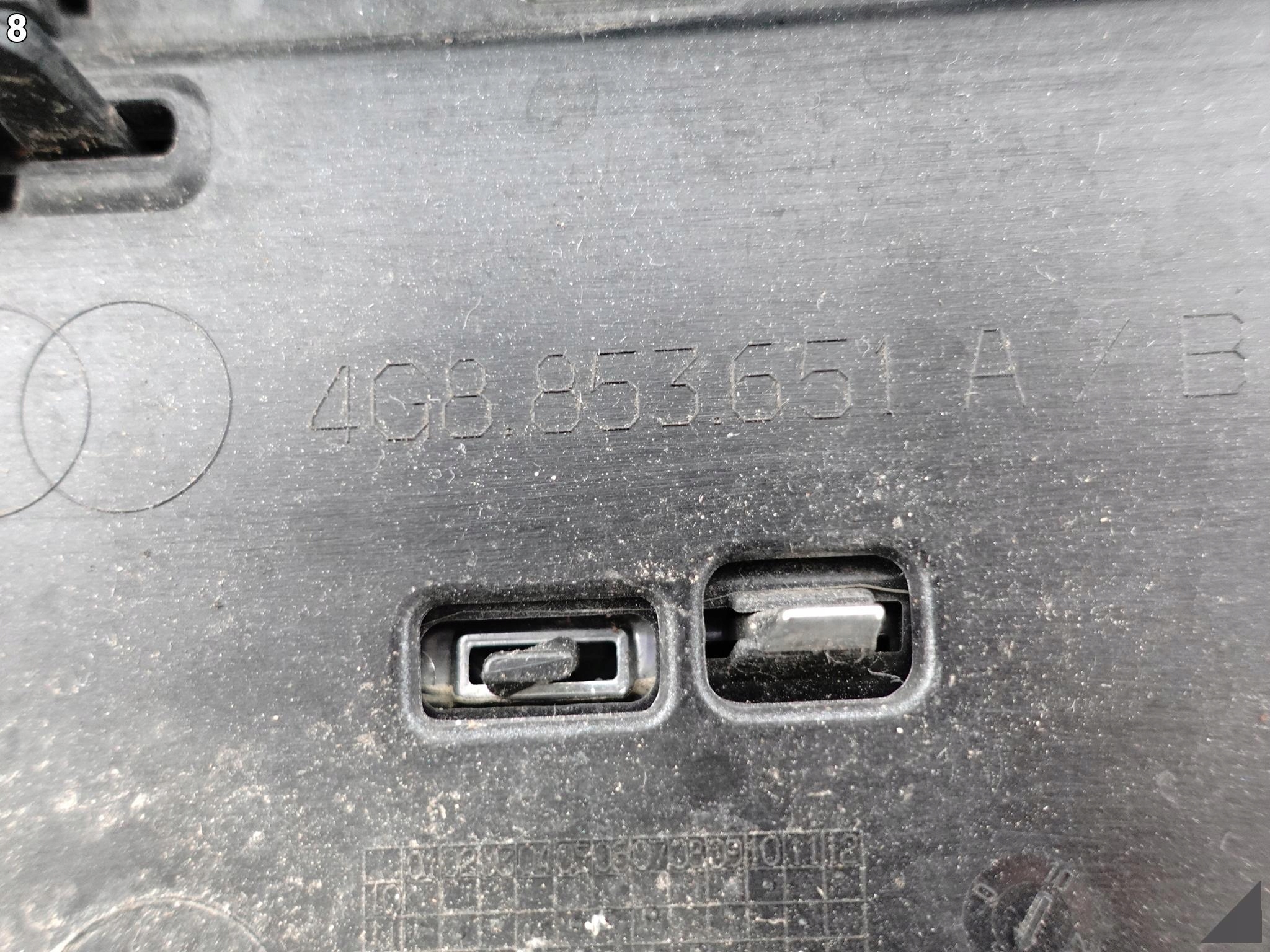 AUDI S7 4G8 C7 10-14 PRZED LIFTEM ZDERZAK GRILL ATRAPA CHROM PRZÓD Wersja Europejska