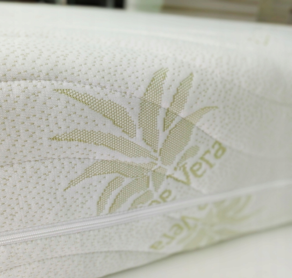 Materac 90x200 KOKOS pocket ALOE VERA 7 Stref LUX Model Aloe Vera