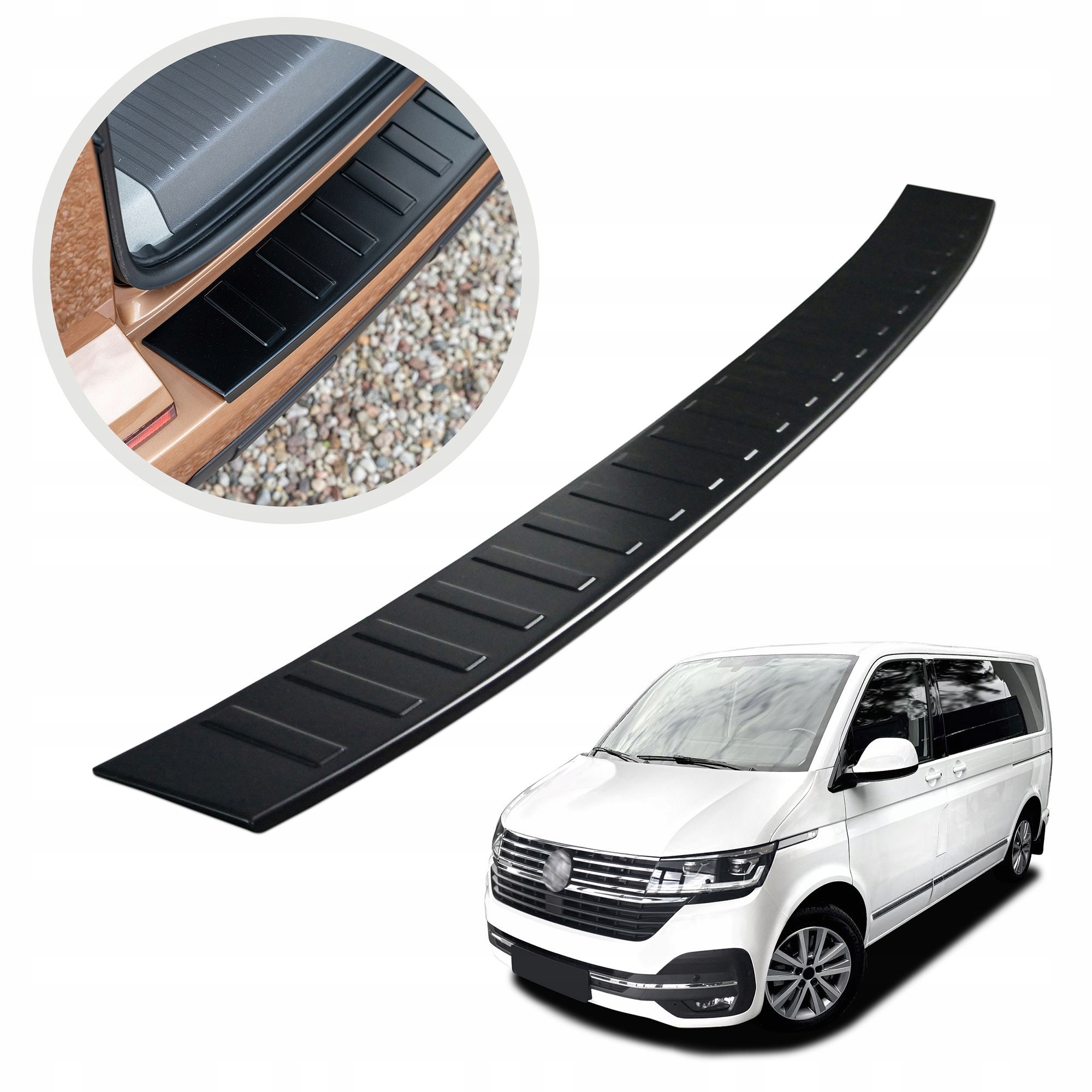 Ochranná lišta na zadný nárazník pre Vw Multivan T6.1 2019-2022