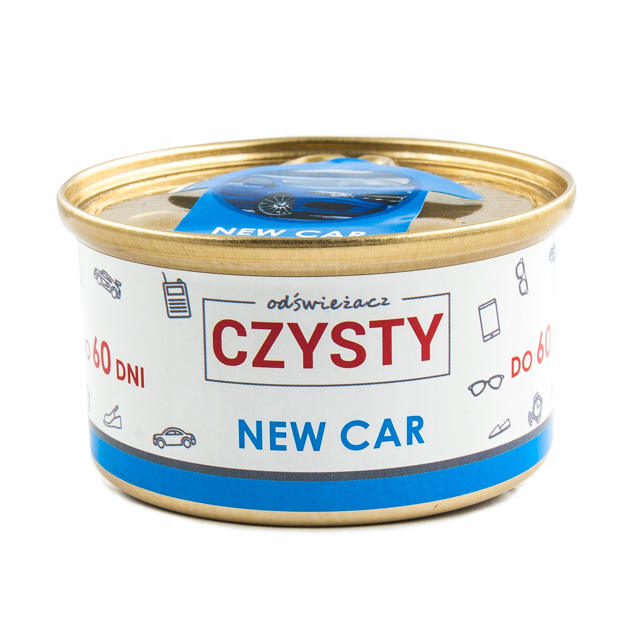 

Odświeżacz Zapach Samochodowy Puszka Auto New Car